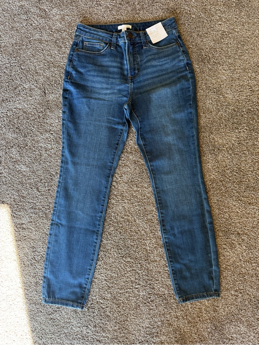 LC Lauren Conrad Dark Blue High Rise Skinny Jeans